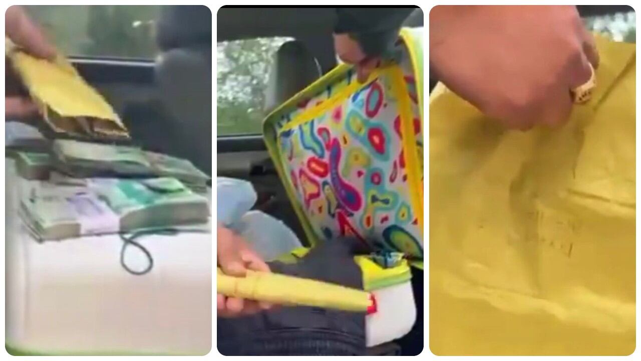 El escolta de la UNP y otra persona fueron capturados por la Policía por movilizar 145 millones de pesos.