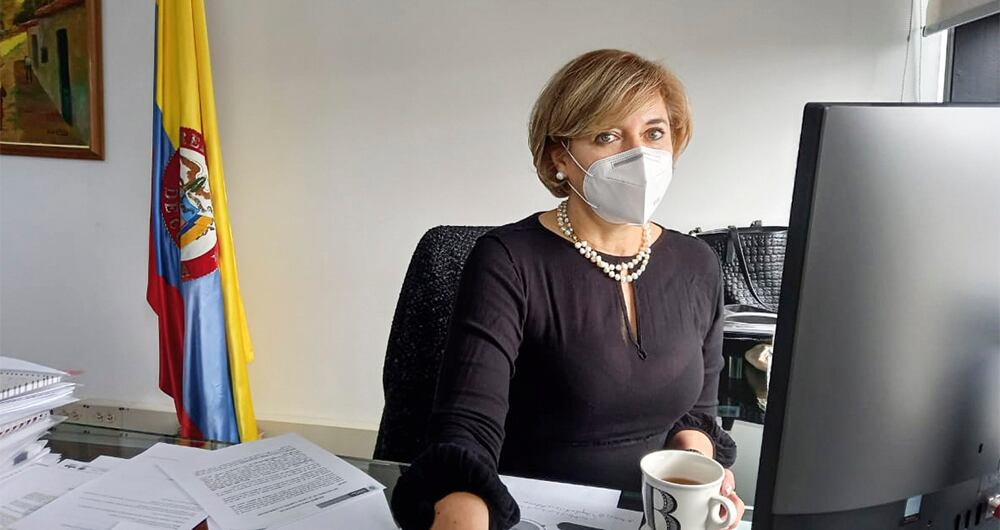 La abogada, especialista en Derecho Financiero y actual Secretaria de Transparencia de la Presidencia de la República, Beatriz Elena Londoño.