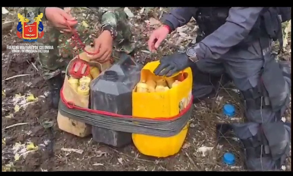 Según las Fuerzas Militares, las disidencias de Iván Mordisco iba a atacar con drones y explosivos a la fuerza pública.