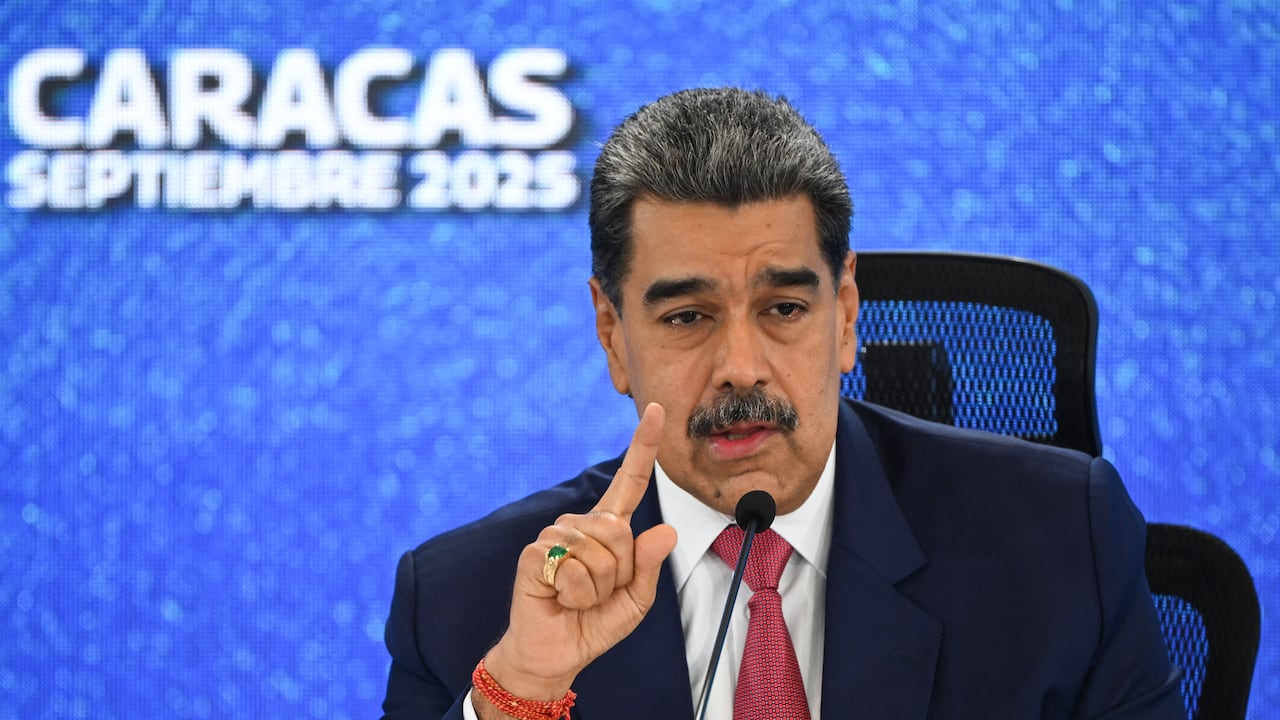 El líder del gobierno de Venezuela, Nicolas Maduro, tomará medidas para contrarrestrar a Trump.(Photo by Federico PARRA / AFP)