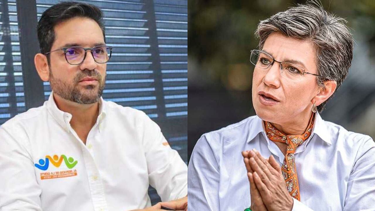 Juan Guillermo Zuluaga y Claudia López.