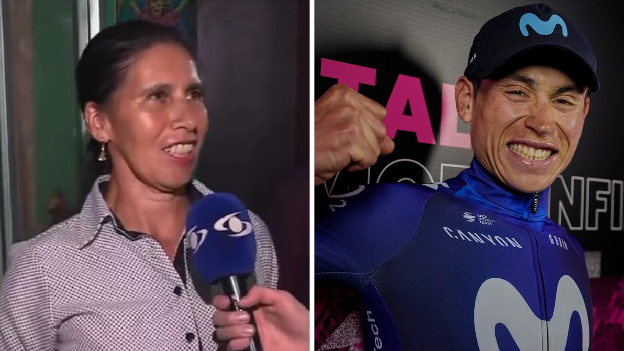 Madre Einer Rubio describió la emoción de ver ganar a su hijo en la etapa 13 del Giro de Italia.
