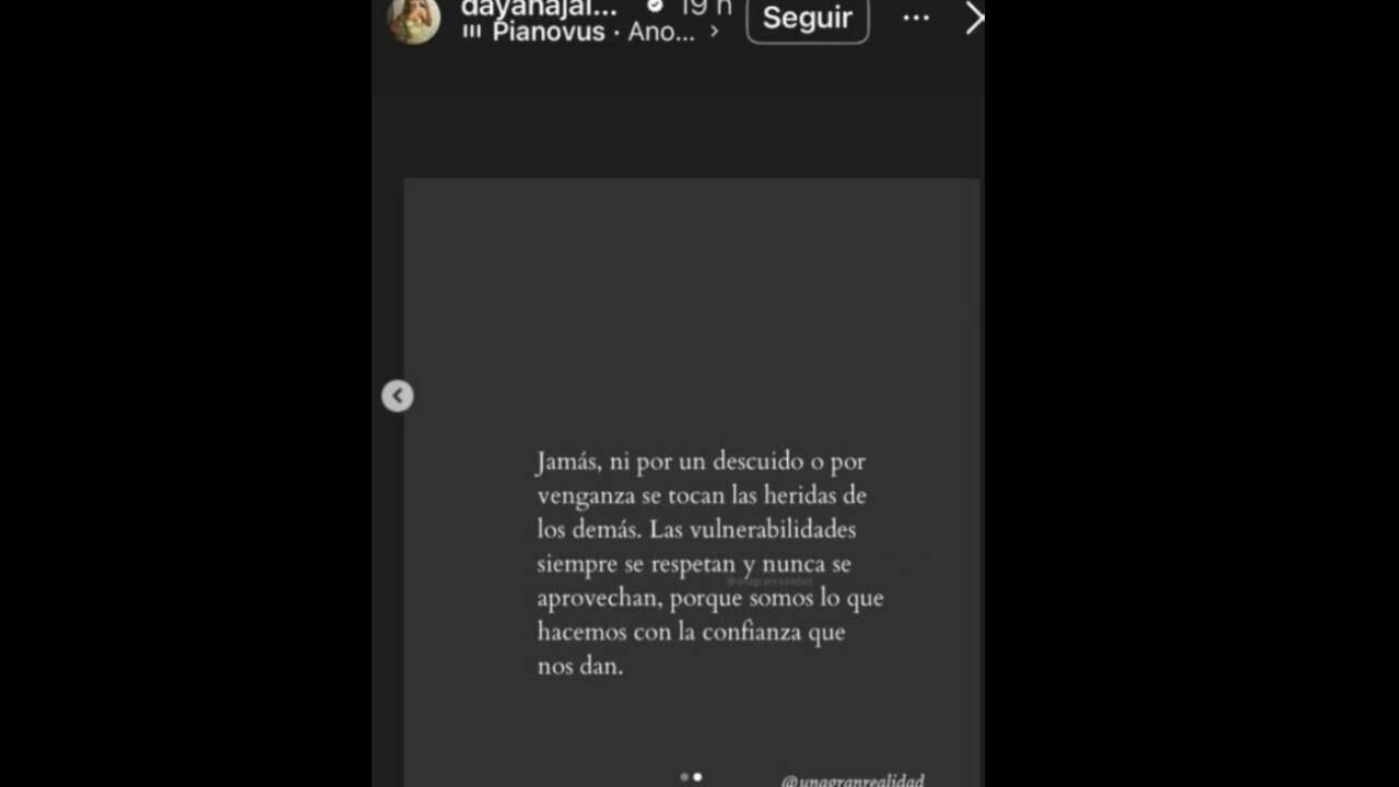 Dayana Jaimes reapareció en redes sociales.