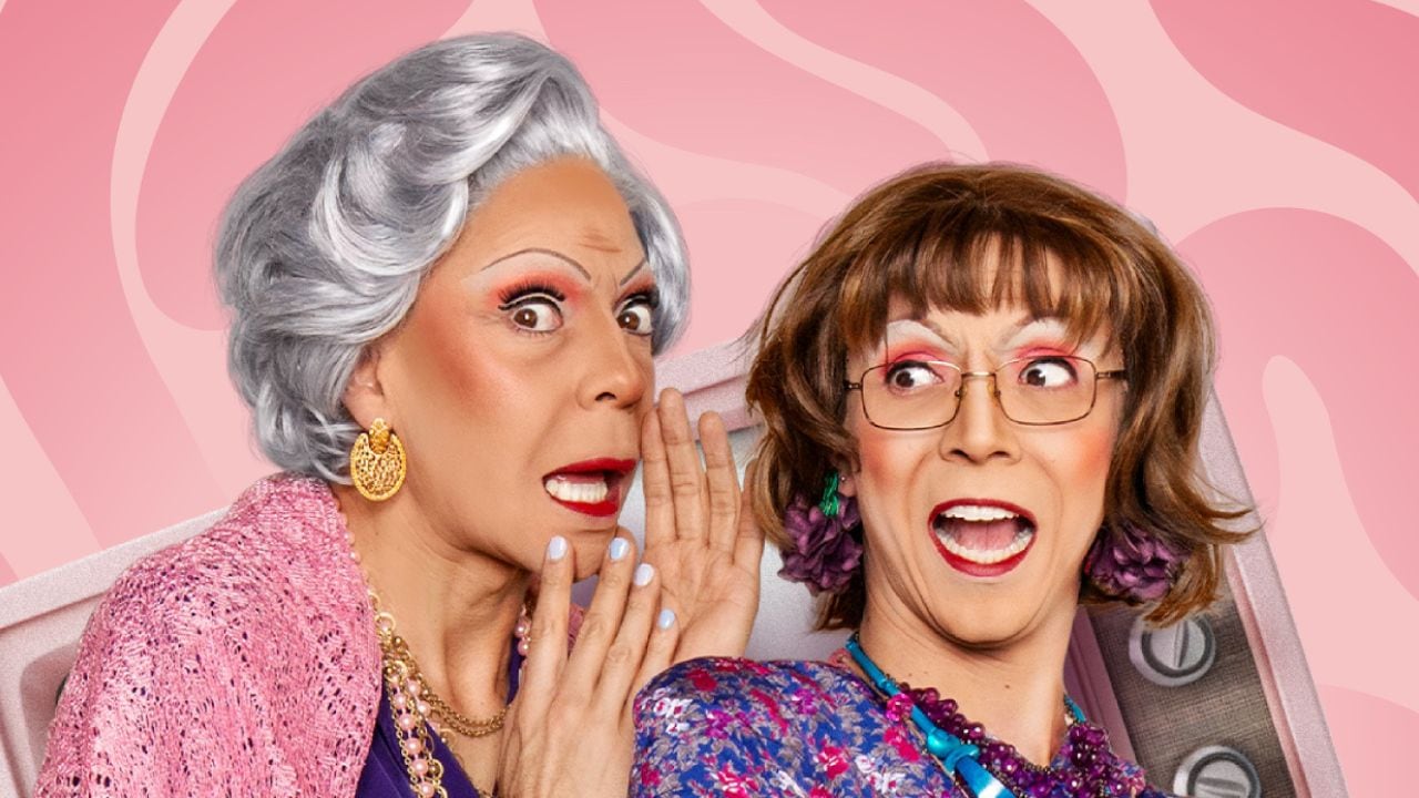 Lesley Wolf y Gretha White, reconocidas artistas drag.