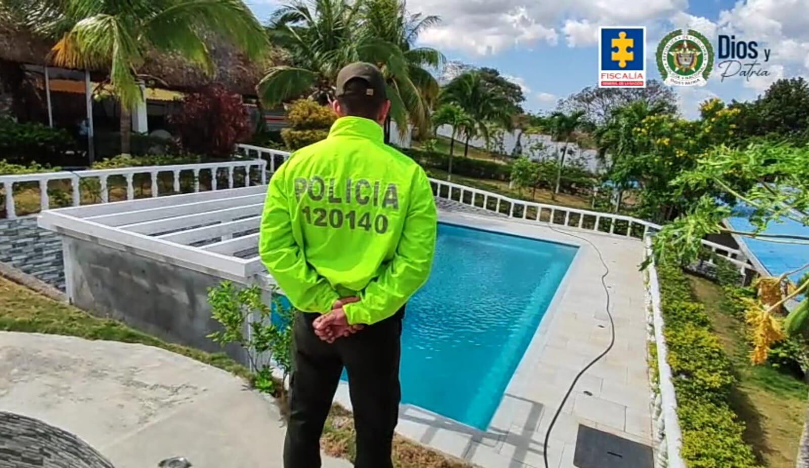 Bienes ocupados por la Fiscalía y Policía.