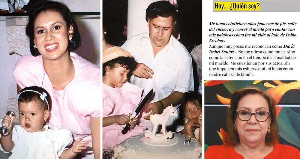 María Isabel tuvo que huir por la selva con ocho meses de embarazo porque la Policía buscaba a Escobar. Por esa cacería debió separarse de su hija recién nacida. “No poder amamantarla fue un dolor enorme... Más violencia de género que eso que yo viví no hay”, sostiene.  