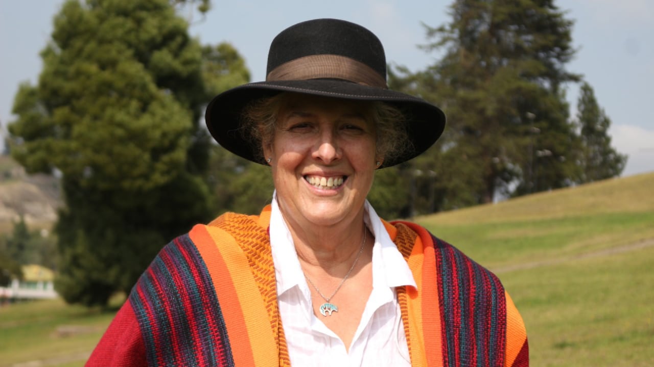 Mónica Macia, la relacionista pública colombiana que ahora dedica sus días a conversar los ecosistemas boyacenses.