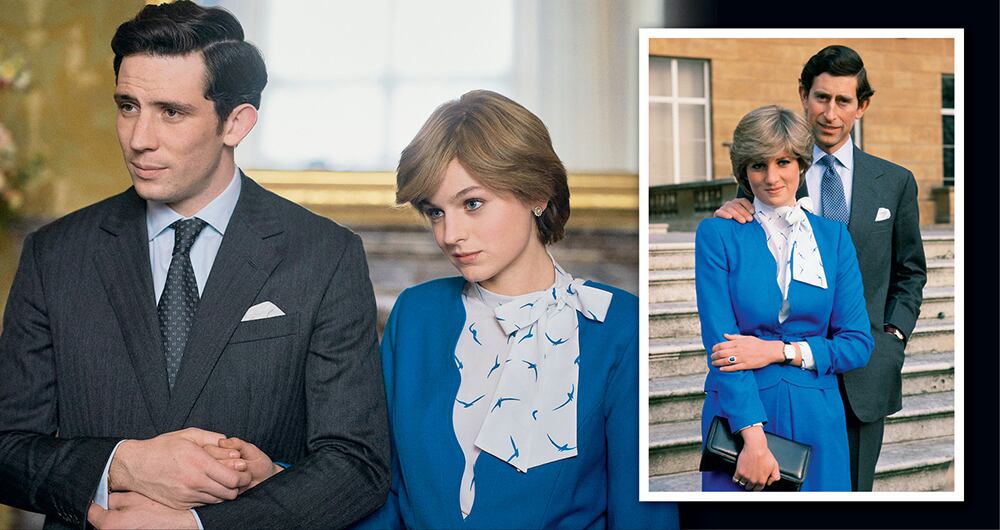  La serie muestra el corto romance que vivieron el príncipe Carlos y Diana antes de su fallido matrimonio. Sin embargo, exagera algunas situaciones como las escenas de celos del príncipe por la popularidad de su esposa.