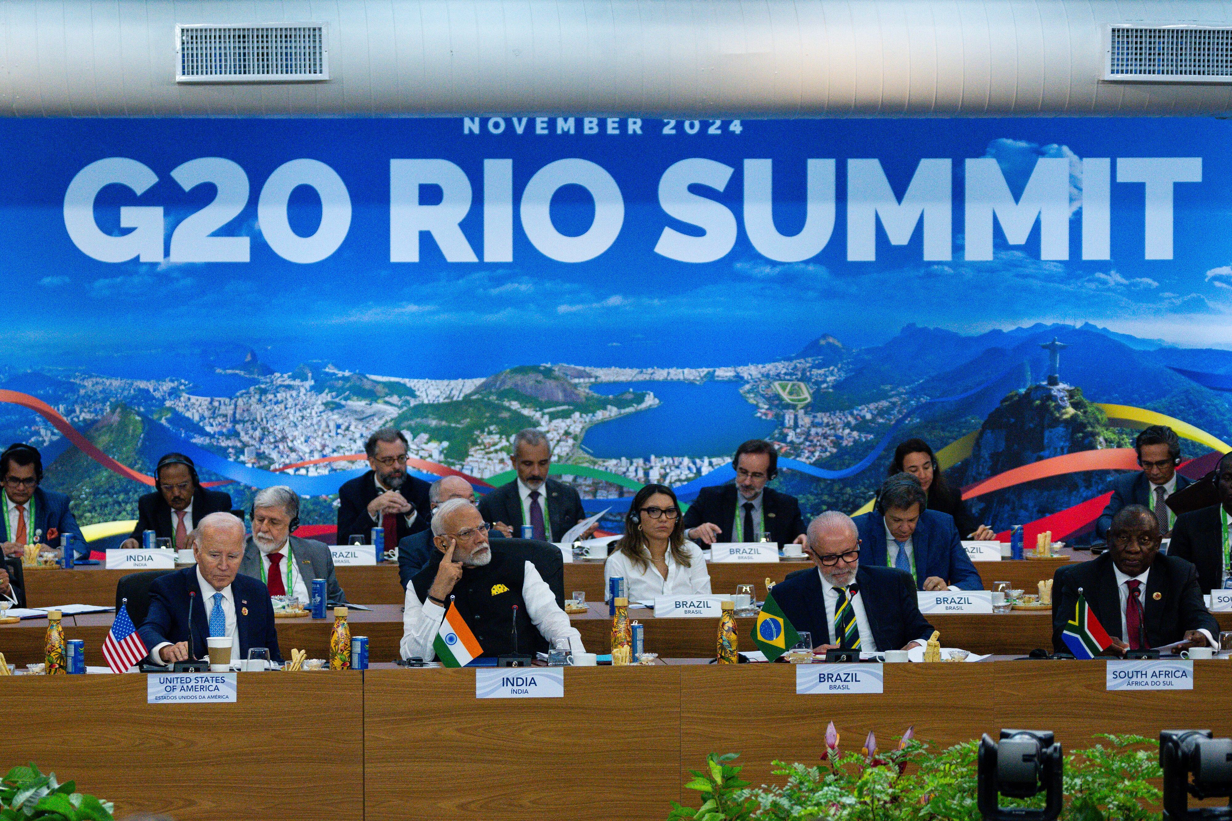 El G 20 reunió a líderes mundiales en Brasil