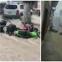 La comunidad grabó los hechos.