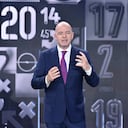 Gianni Infantino en la gala de los premios 'The Best' entregados en Zurich, Suiza