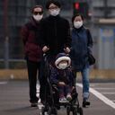 Corea del Sur tiene graves problemas de contaminación aérea debido al "polvo fino" que arrastra el viento. Foto: AFP