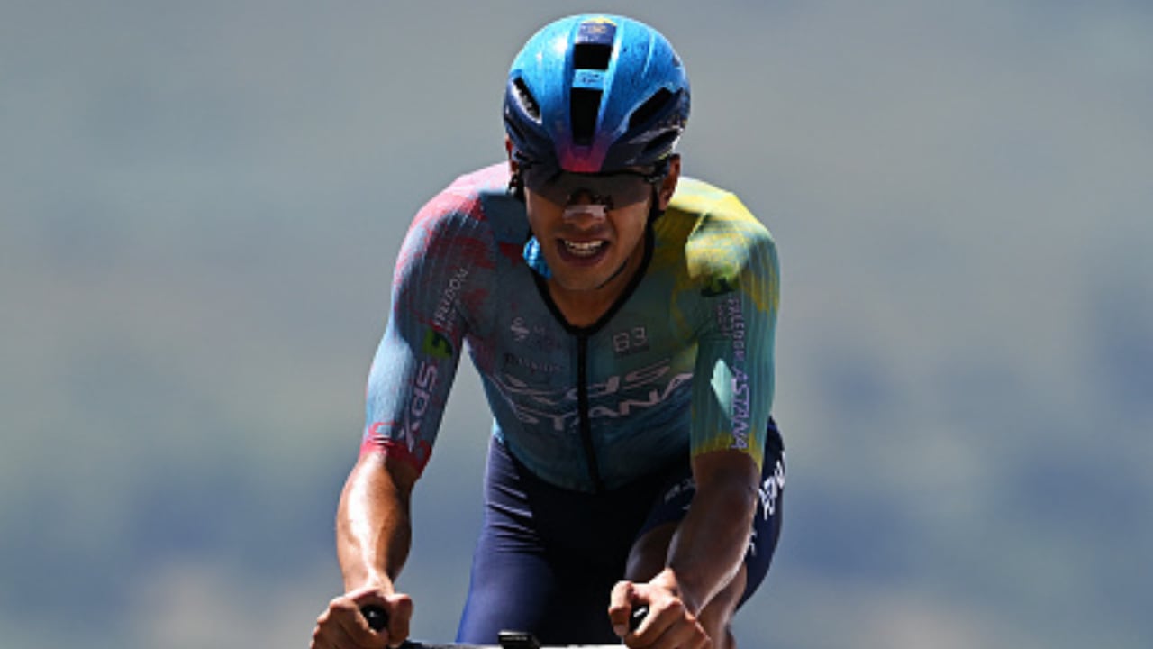 Harold Tejada se adelantó con la fuga durante la etapa 7 de la Vuelta a España 2025