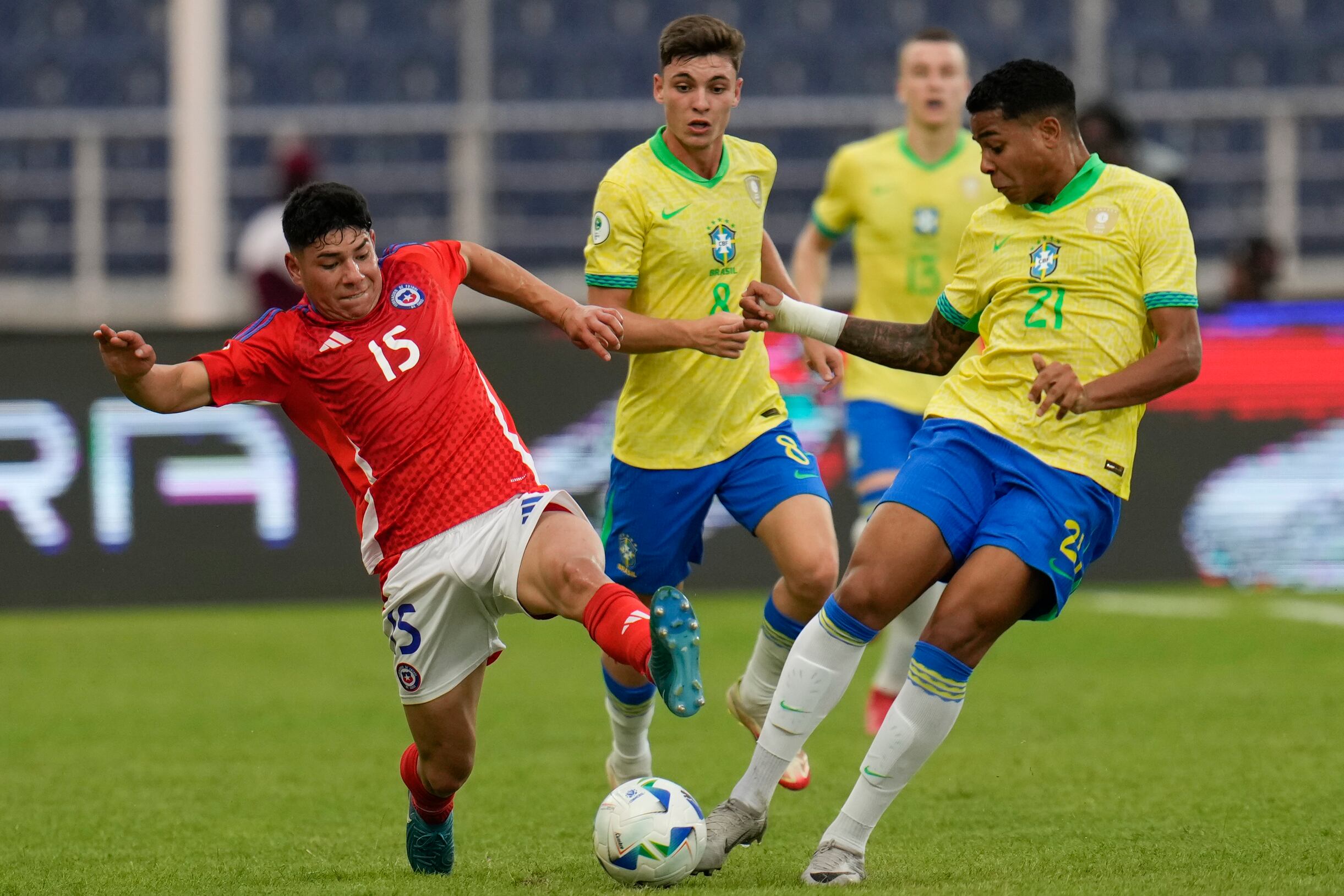 Brasil fue contundente ante Chile.