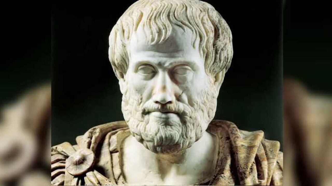 Aristóteles nació en Estagira, en Tracia, el año 384-3 a. C.