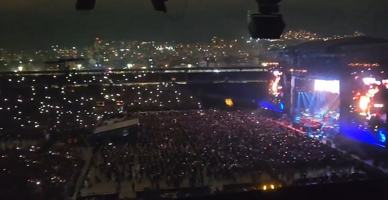 Petro escribió un curioso mensaje que acompañó con un video del concierto.