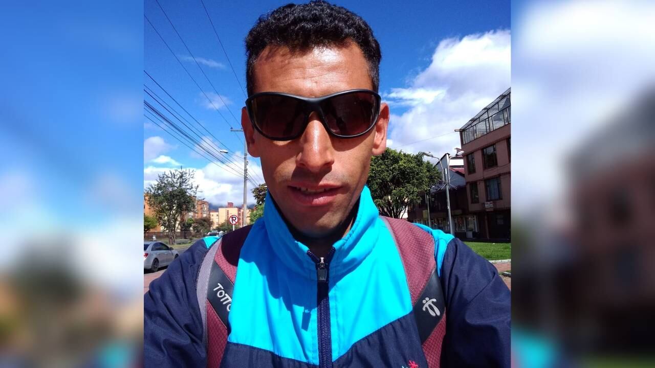 Edwin Pineda, profesor de tenis desaparecido, fue encontrado a más de 130 km de Bogotá. Foto: Redes Sociales