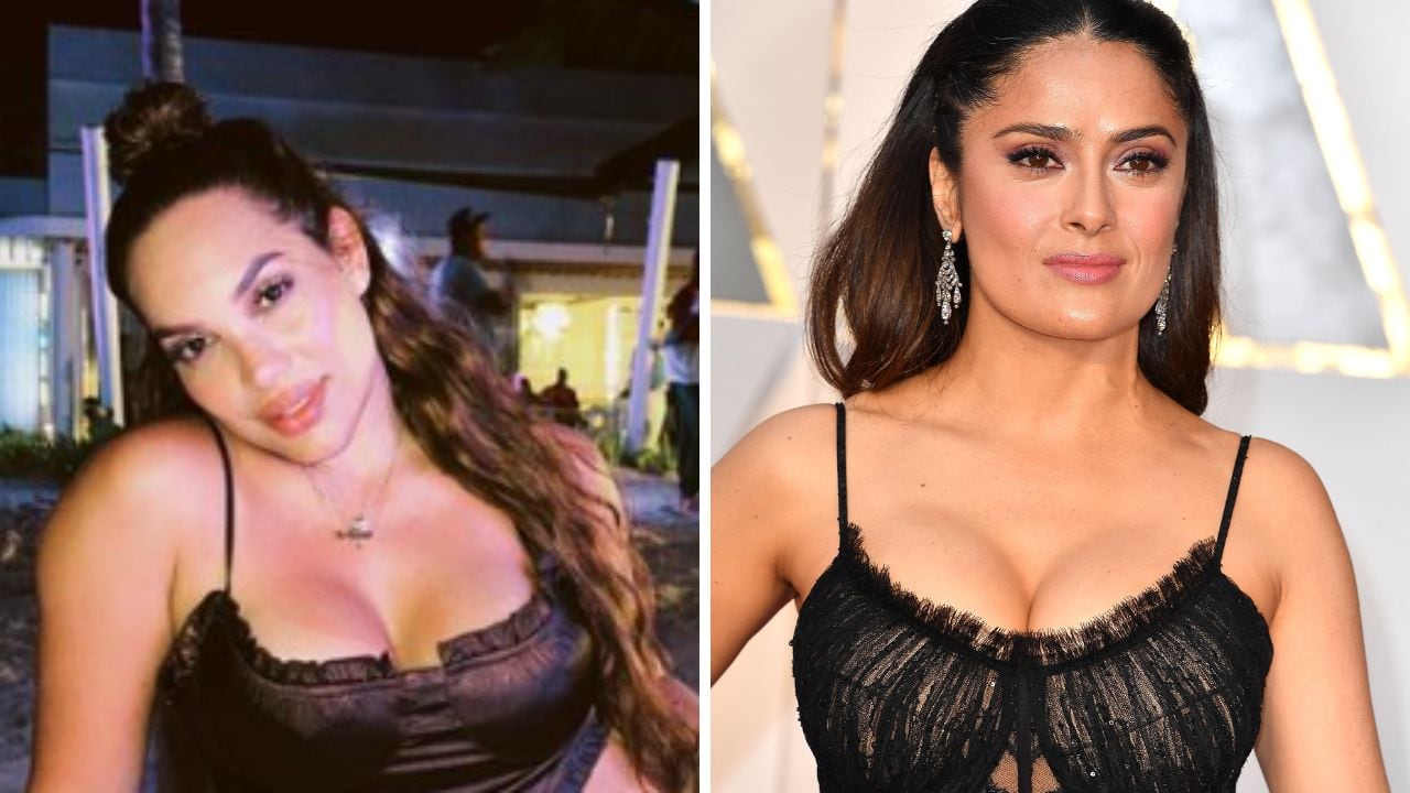 Andrea Valdiri sorprende al recrear disfraz de Salma Hayek con una serpiente en su cuello
