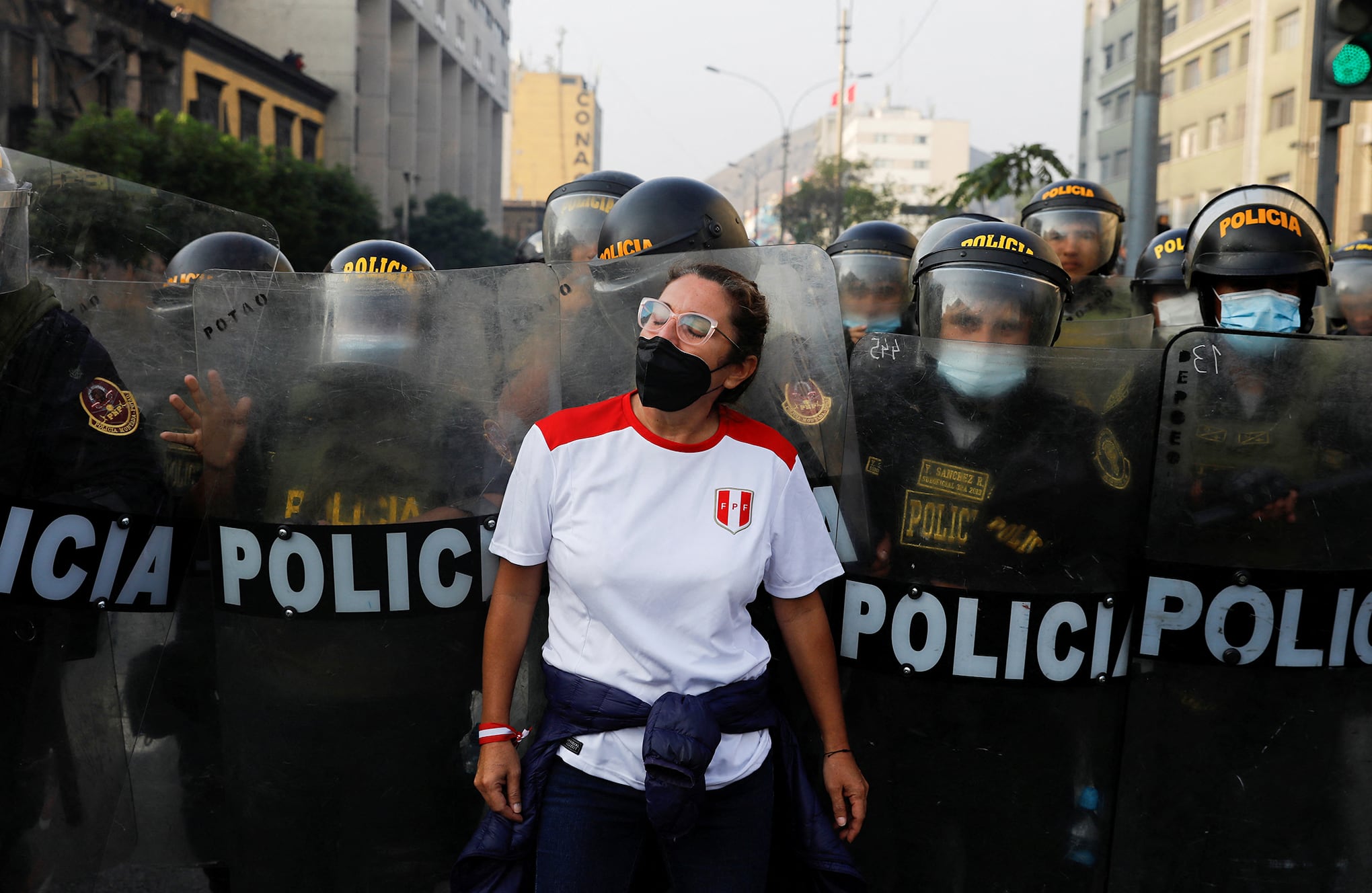 fuertes protestas en Perú