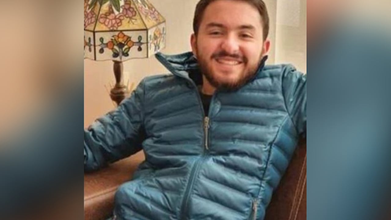 Apareció Felipe Martínez, joven universitario