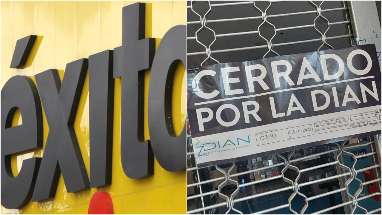 Dian cierra almacén Éxito de Unicentro por presunto incumplimiento con la facturación electrónica; esto respondió la cadena