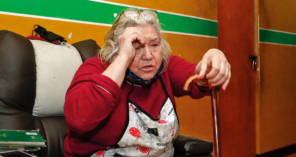 LUZ MARÍA DÍAZ. Esta mujer es la dueña del pagadiario en Bosa Centro, en el sur de Bogotá, donde durmió Carolina en los últimos días. “Si yo supiera lo que ella (Carolina) le hizo a la niña, no la hubiera dejado salir de esta casa”, dijo la mujer a SEMANA. 