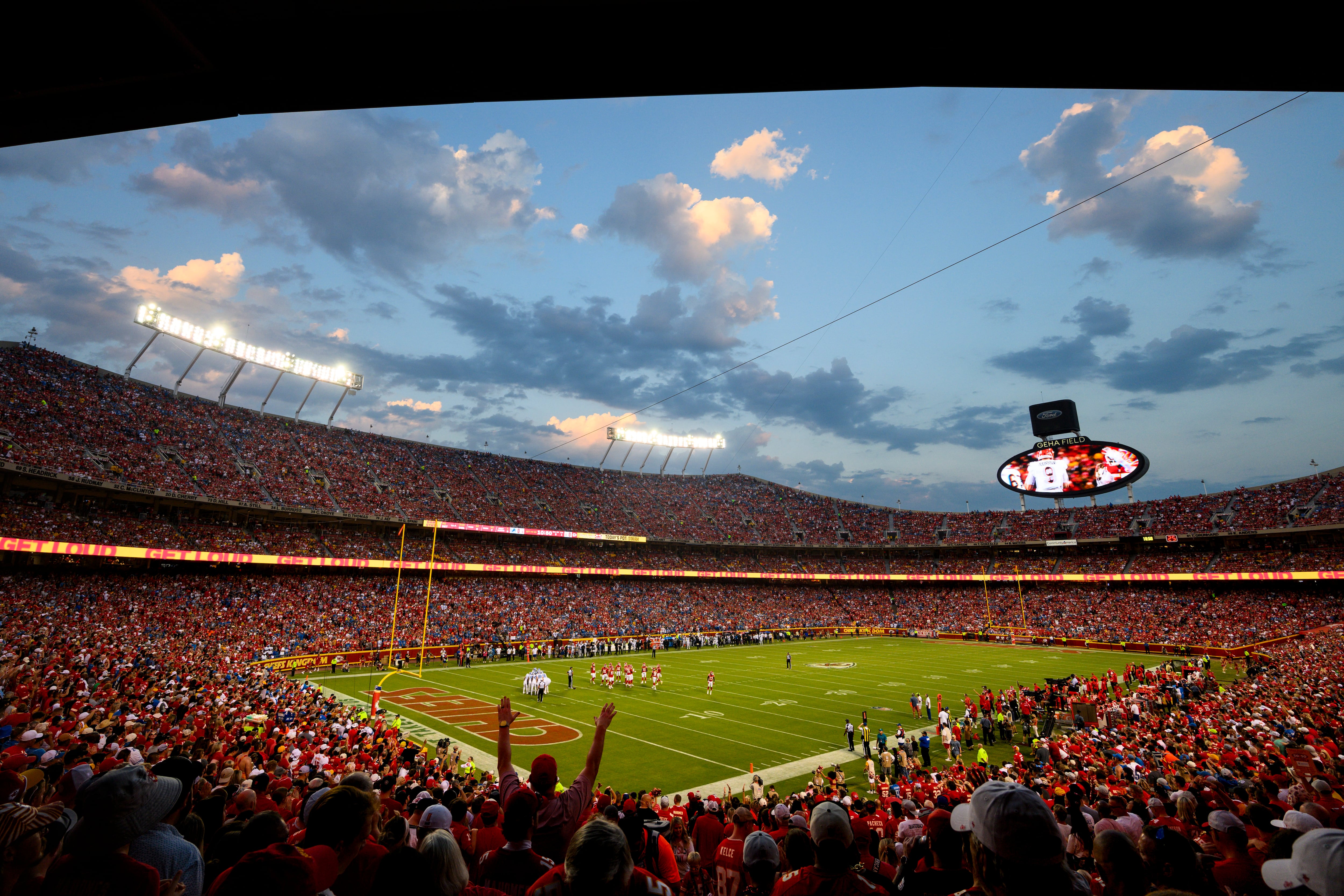 Arrowhead Stadium (Kansas City), uno de los estadios sedes del Mundial del 2026.