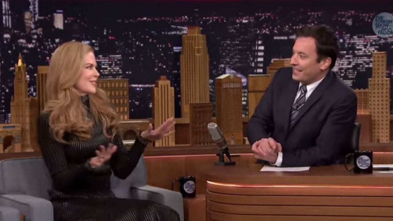 La historia entre la actriz australiana Nicole Kidman y el comediante Jimmy Fallon.