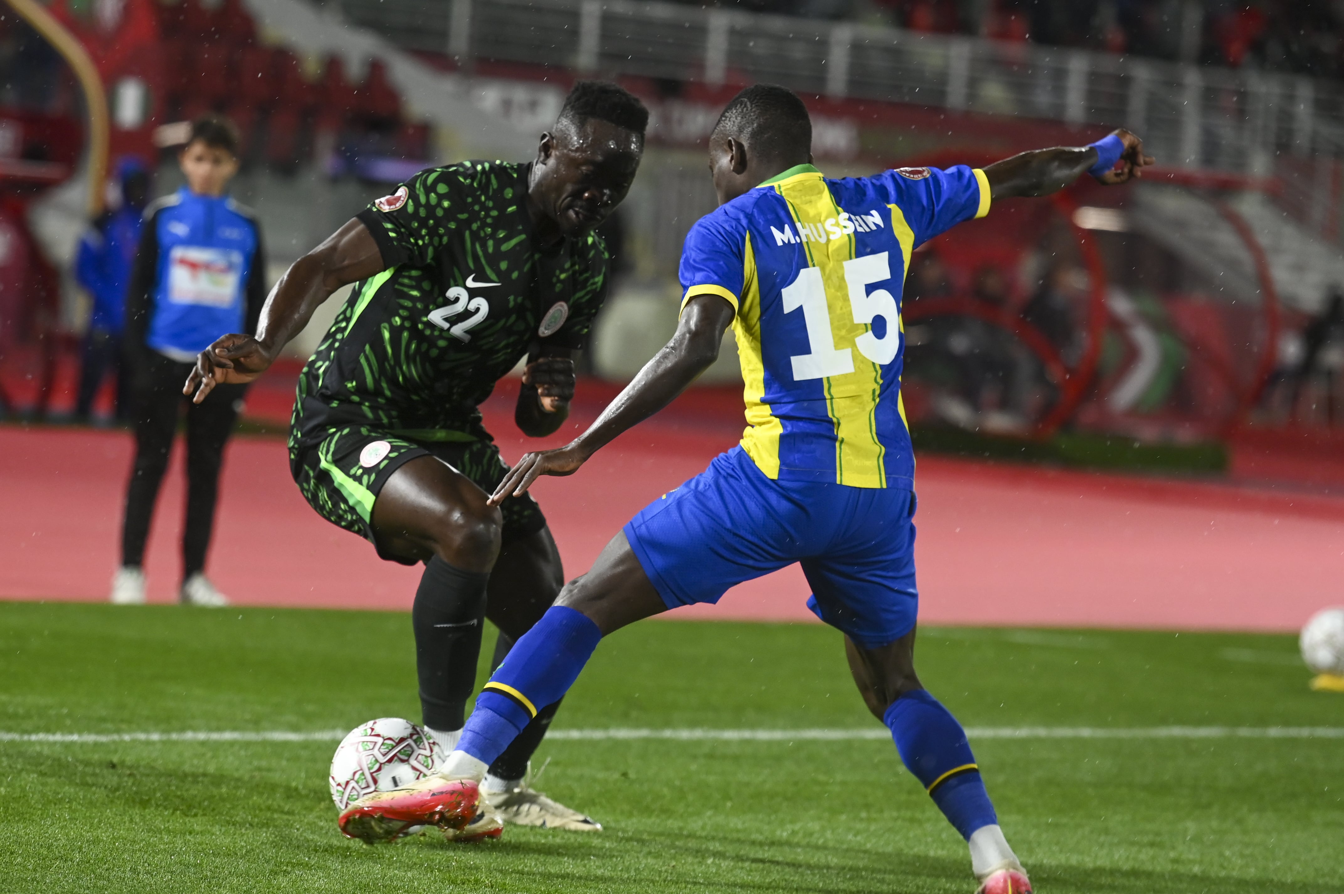 Nigeria contra Tanzania en la Copa África.