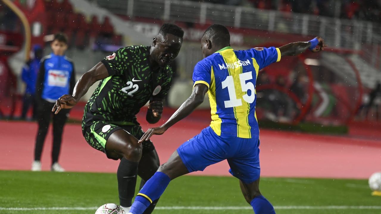 Nigeria contra Tanzania en la Copa África.