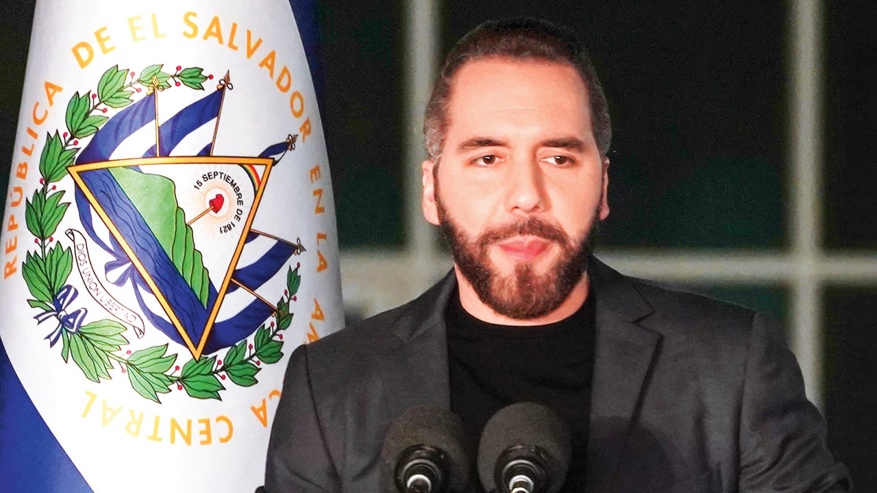 Nayib Bukele, presidente de El Salvador.