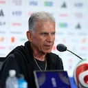 KANSAS CITY, MISSOURI - JULY 03: Carlos Queiroz, Head Coach of Ghana, attends a post match press conference after the FIFA World Cup 2026 Round of 32 match between Colombia and Ghana at Kansas City Stadium on July 03, 2026 in Kansas City, Missouri. (Photo by Michael Regan - FIFA/FIFA via Getty Images)