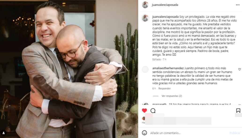 Juan Valencia abrió su corazón y le dedicó sus sentidas palabras a Polilla