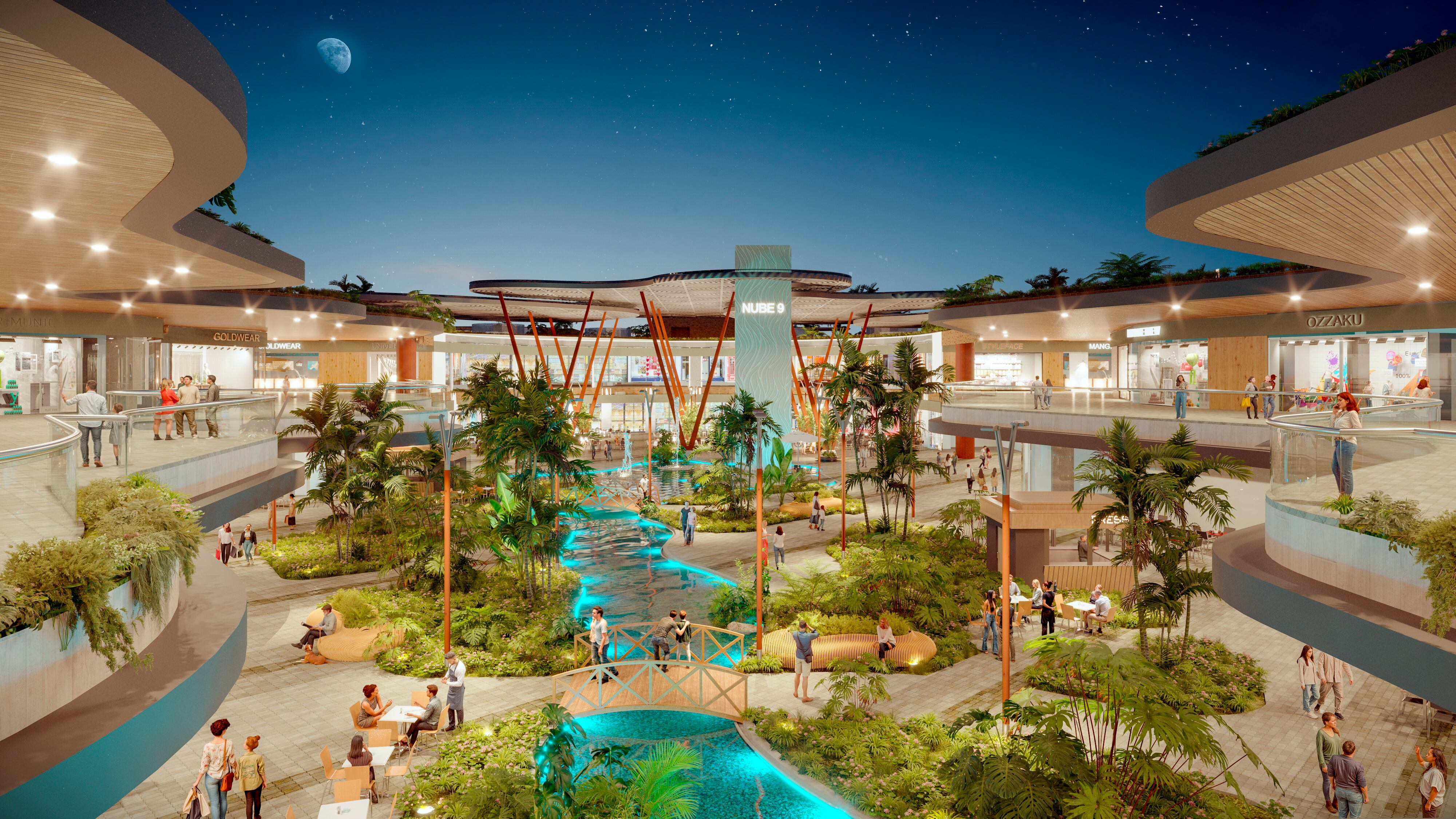 X-Oriente, en Rionegro, Antioquia, Arquitectura y Concreto desarrolla un parque comercial que incluye diseño urbano de alta calidad, movilidad integral y conexión con el entorno.