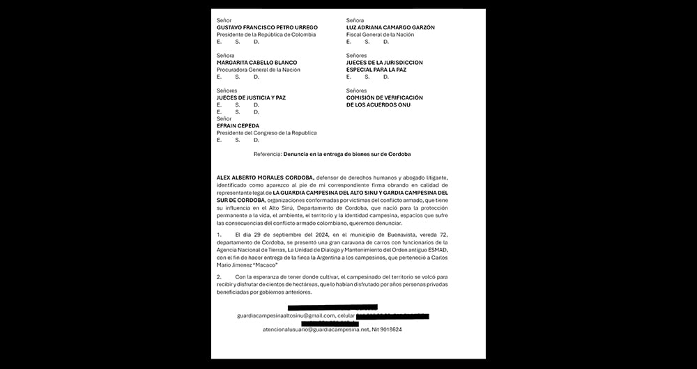 Le reclamaron al Gobierno.