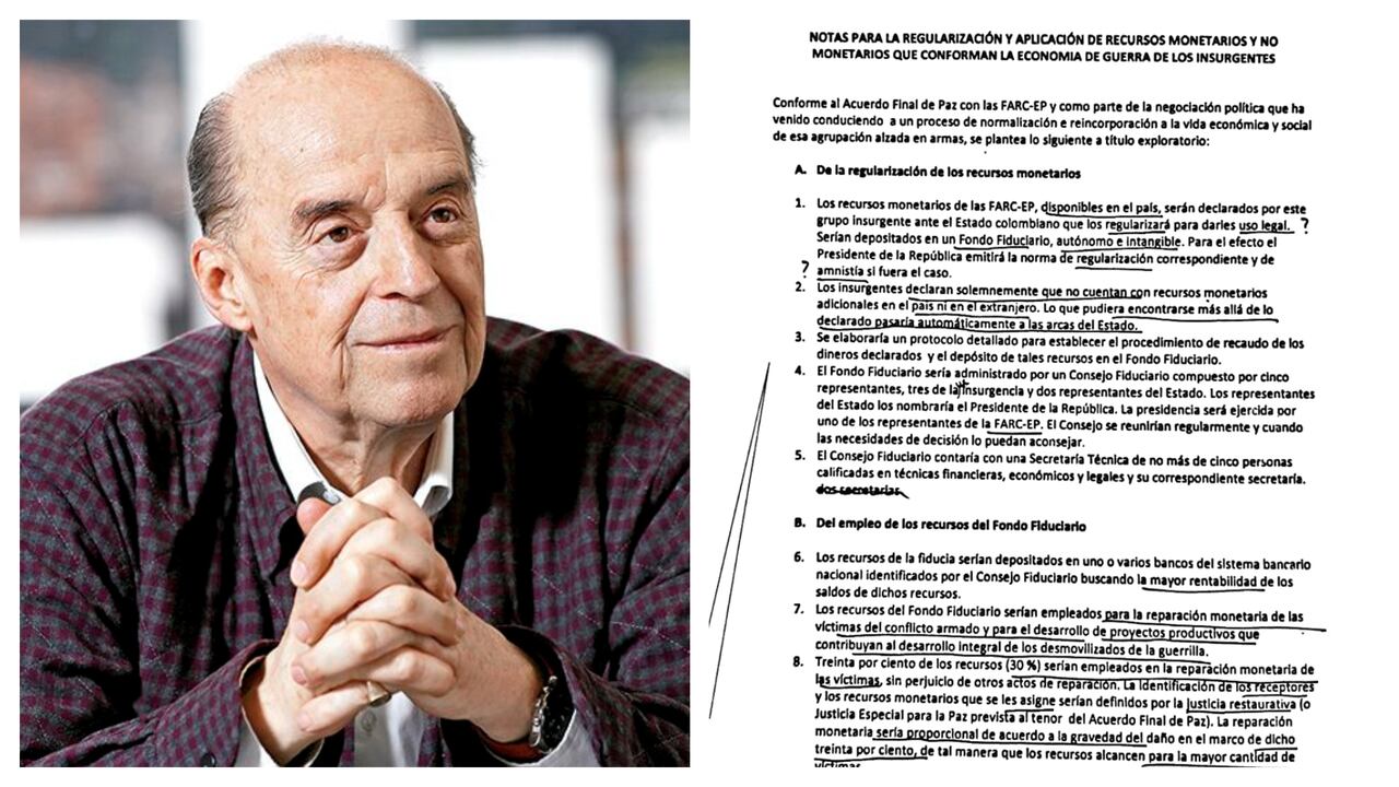 E canciller Álvaro Leyva había solicitado la legalización de bienes de las Farc.