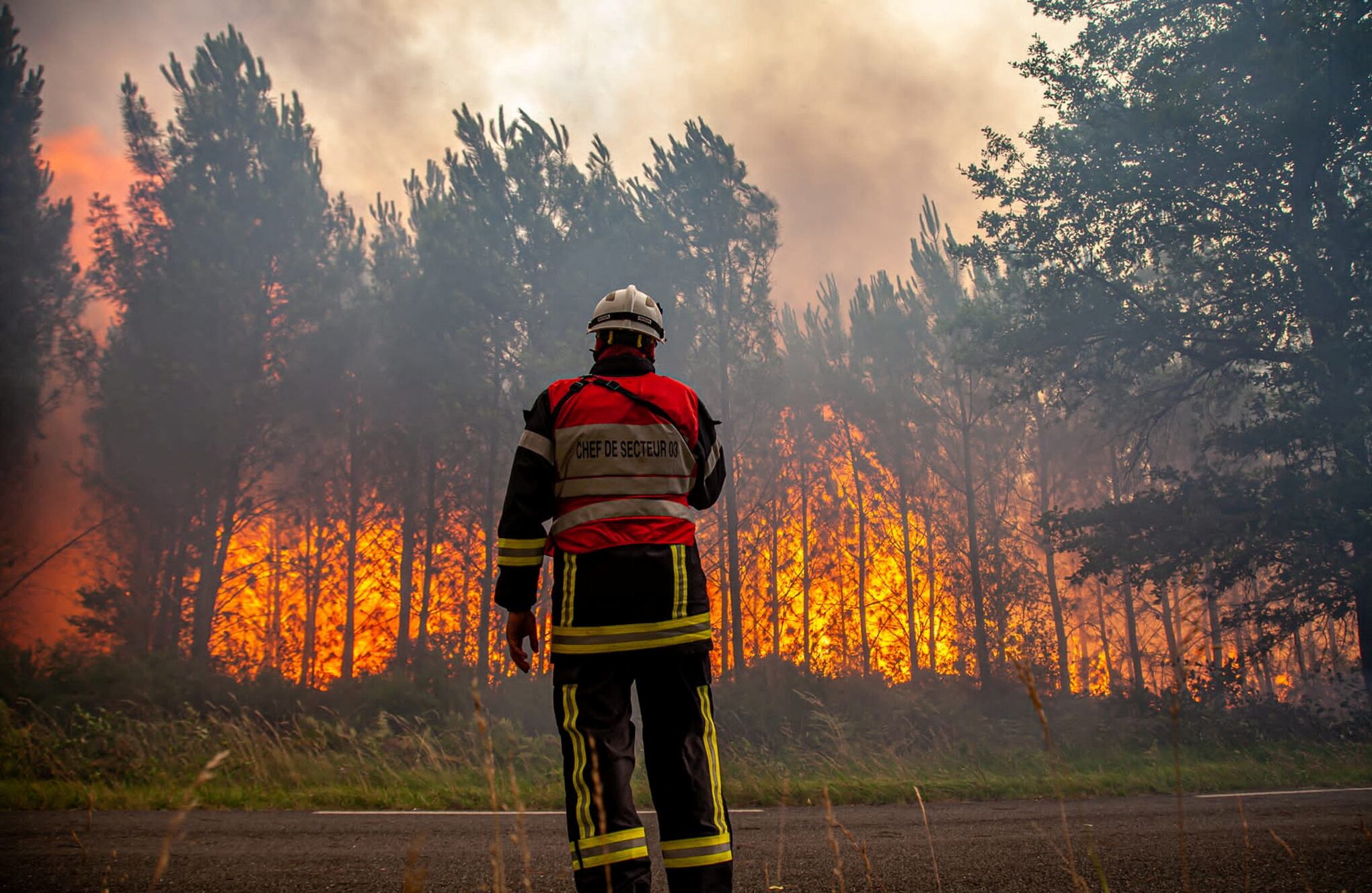 En imágenes: Incendios en el suroeste de Francia