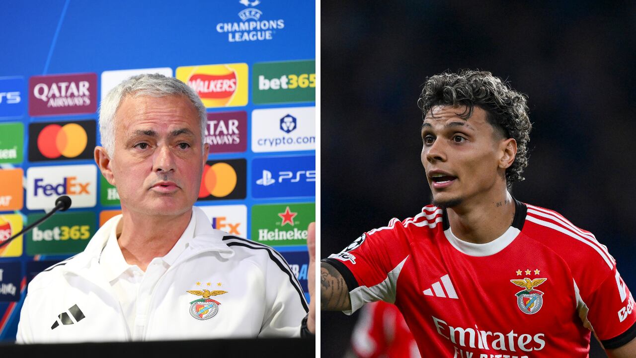 Mourinho habló del autogol de Richard Ríos en Champions.