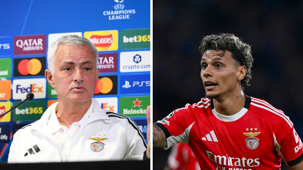 Mourinho habló del autogol de Richard Ríos en Champions.