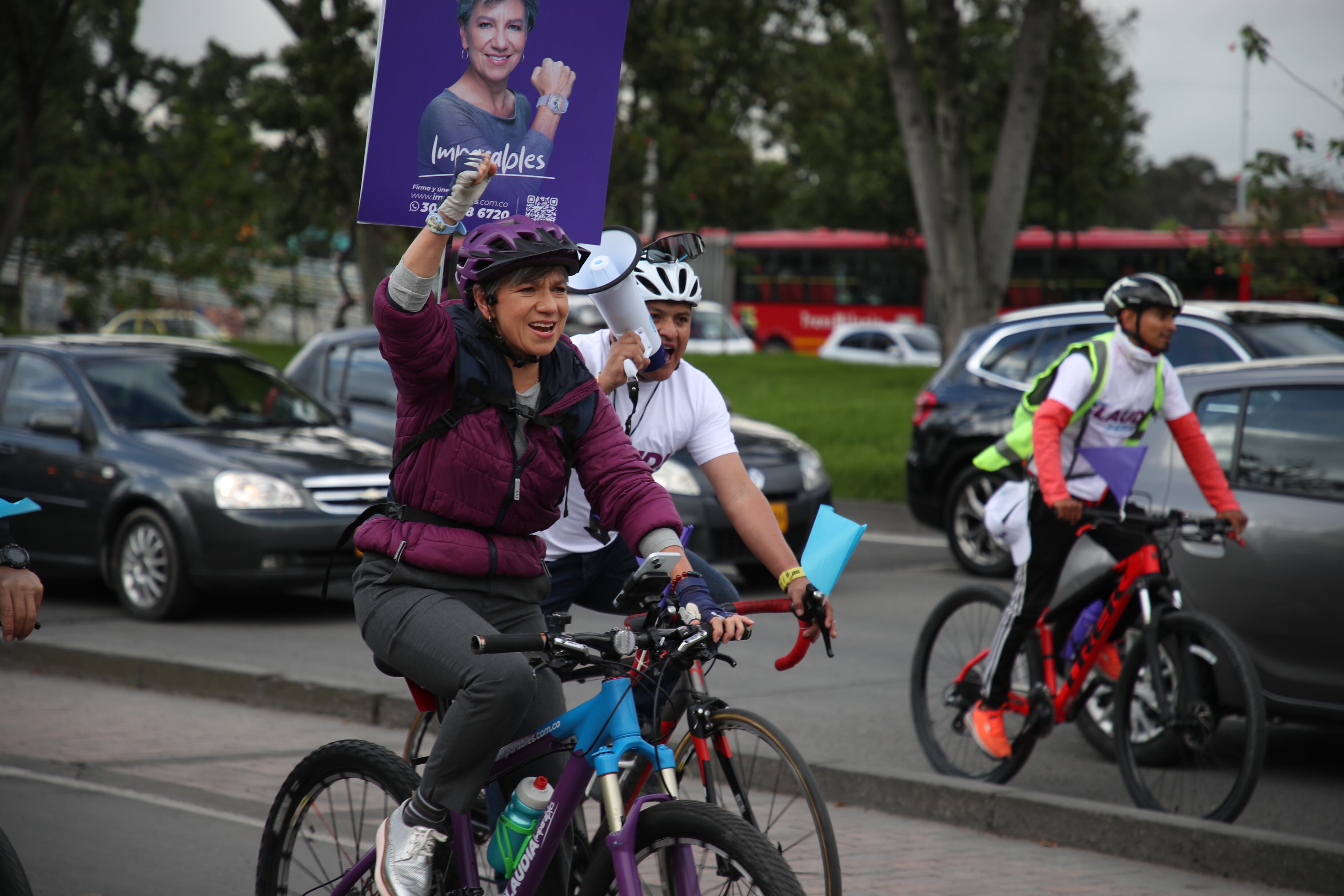 Rueda de prensa, inscripción del comité de firmas Claudia López
Registaduría nacional