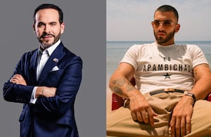 Abelardo de la Espriella y Manuel Turizo