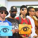 Varios jóvenes estuvieron presentes en la sesión plenaria del Concejo.