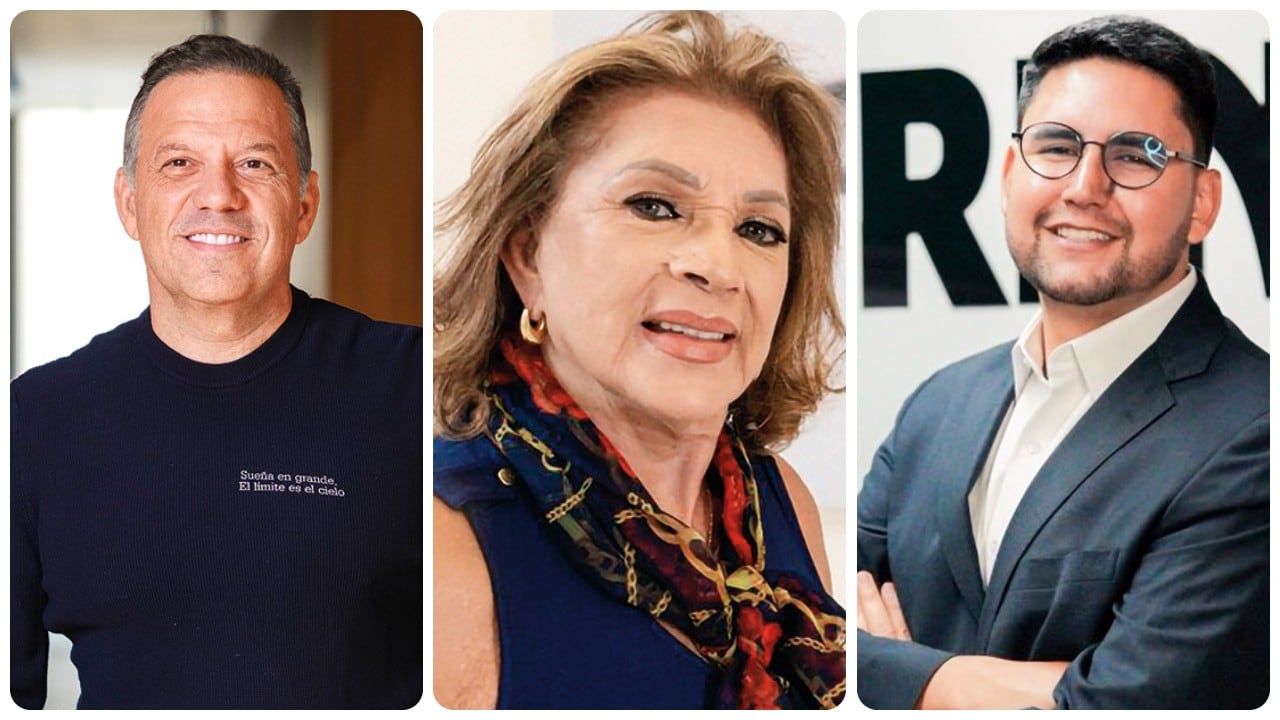 De izquierda a derecha: Santiago Botero, Socorro Oliveros y Carlos Fernando Cuevas.