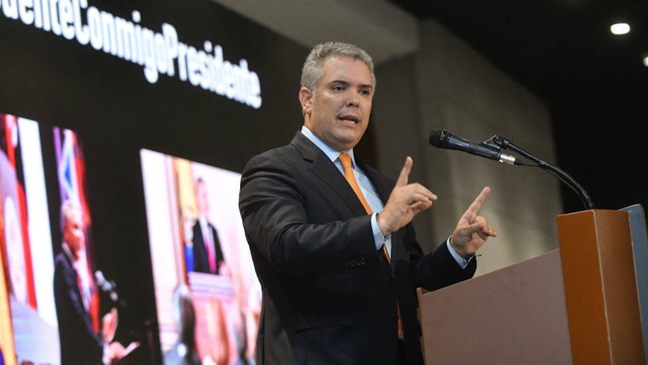 El presidente Iván Duque, habló de los beneficios de la Ley de Financiamiento. Foto: Presidencia