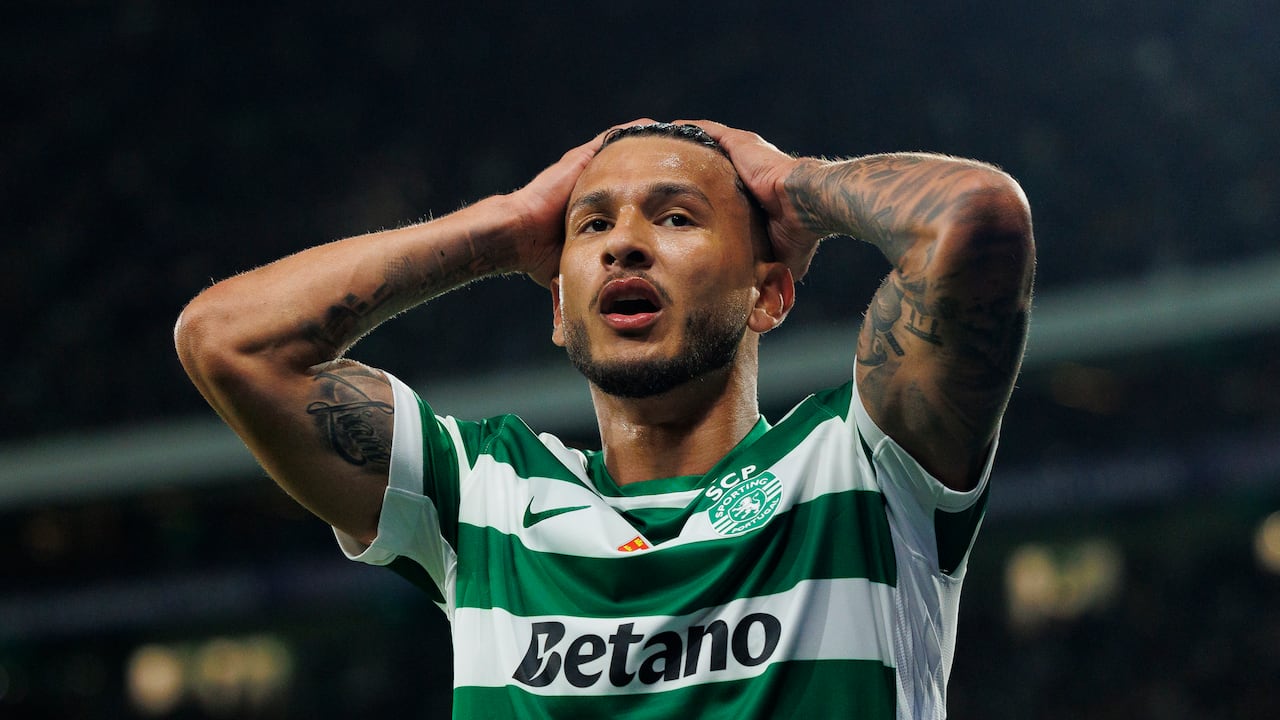 Luis Javier Suárez, delantero del Sporting de Lisboa.