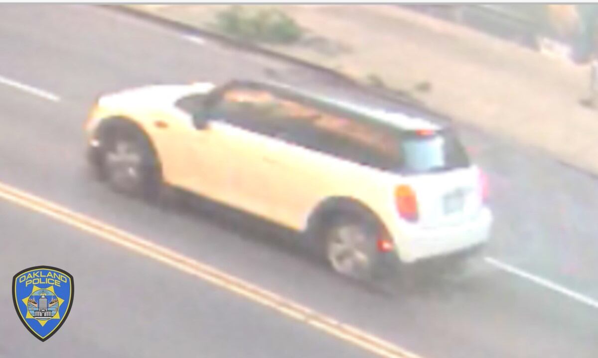 Autoridades difundieron la imagen del carro responsable del accidente.