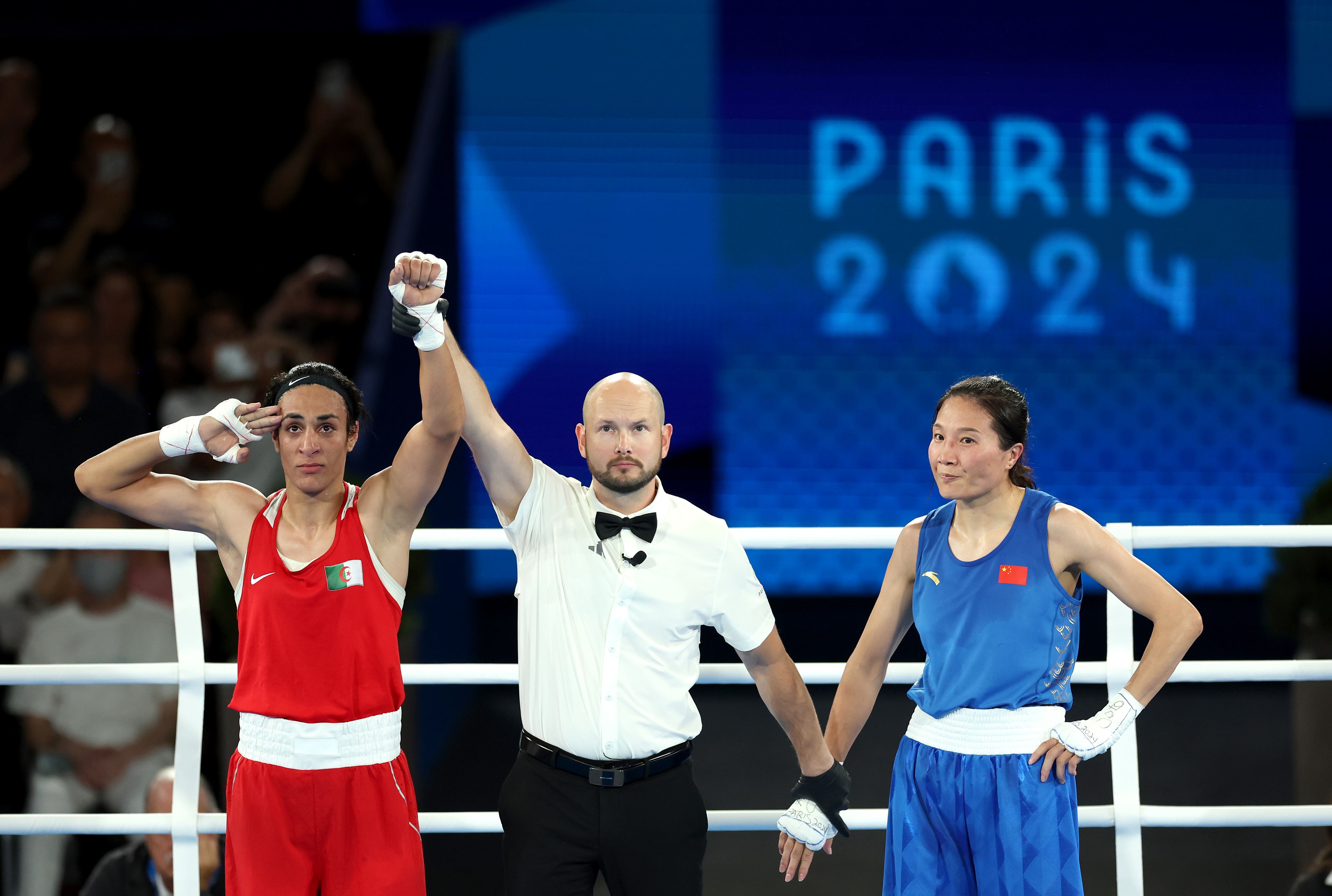 Imane Khelif, deportista que estuvo en medio de la polémica en los Olímpicos de París 2024.