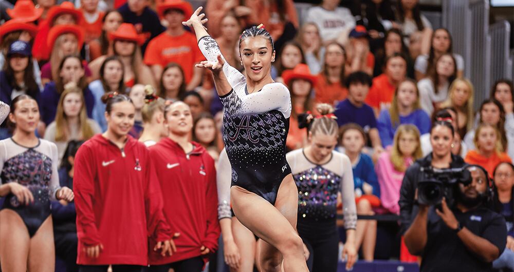 Prueba de gimnasia en París 2024. Luisa Blanco. 