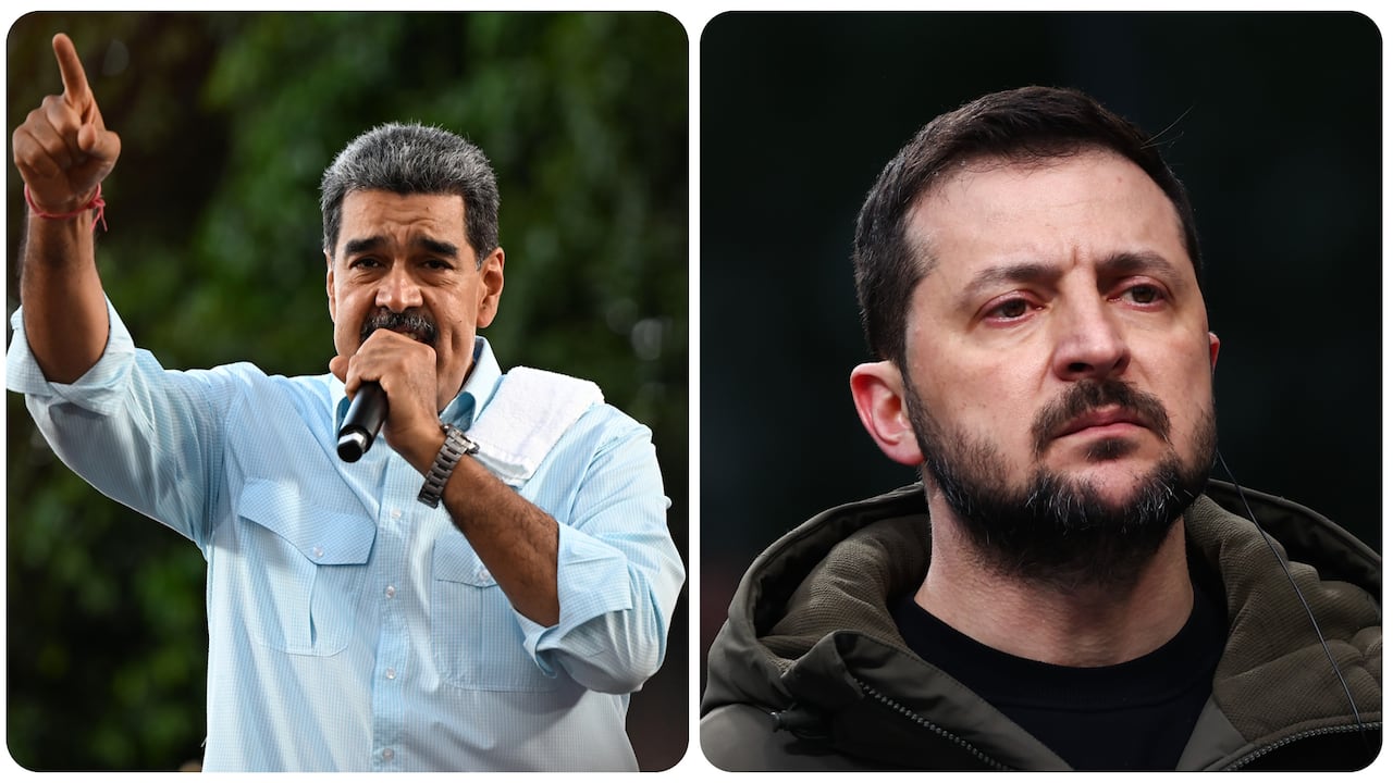 Nicolás Maduro arremetió contra el presidente de Ucrania, Volodímir Zelenski.