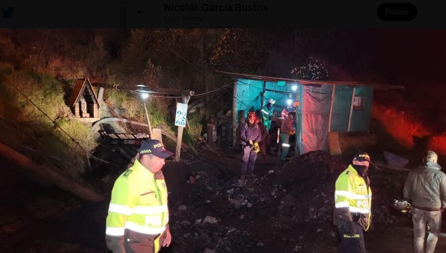 Mina de carbón en Zipaquirá deja dos mineros atrapados.